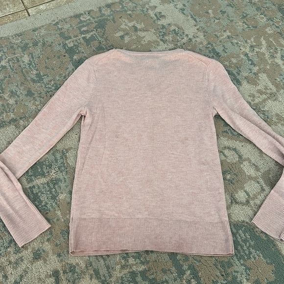 A new day blush pink sweater cardigan with rhinestones size S - Picture 7 of 7